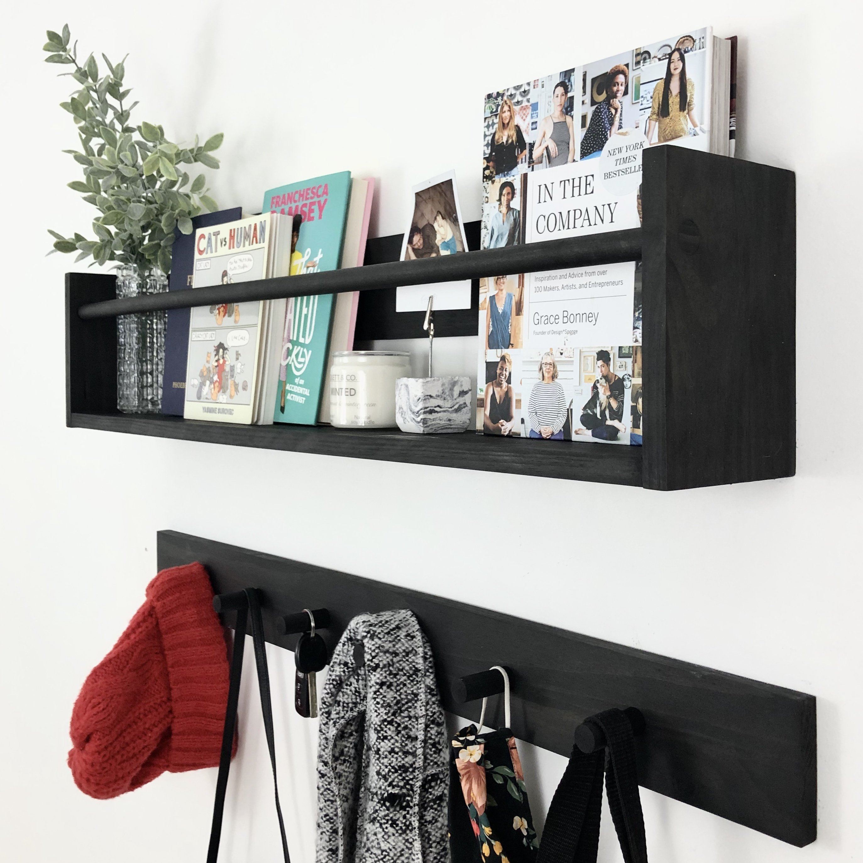 Ebony Shelf & Rack: 36" Project Pine Designs 