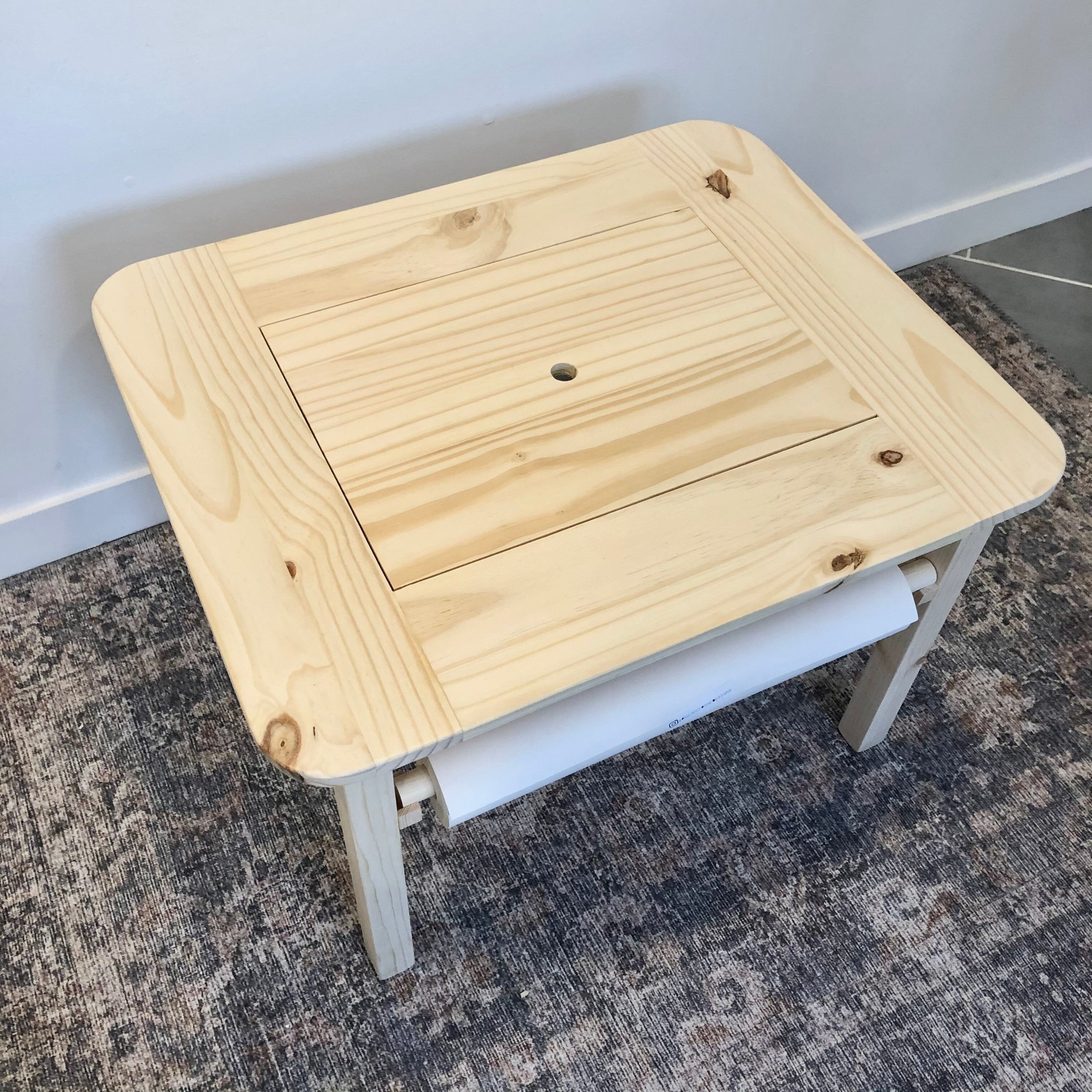 Children's Play & Storage Table Kids Collection Project Pine Designs 