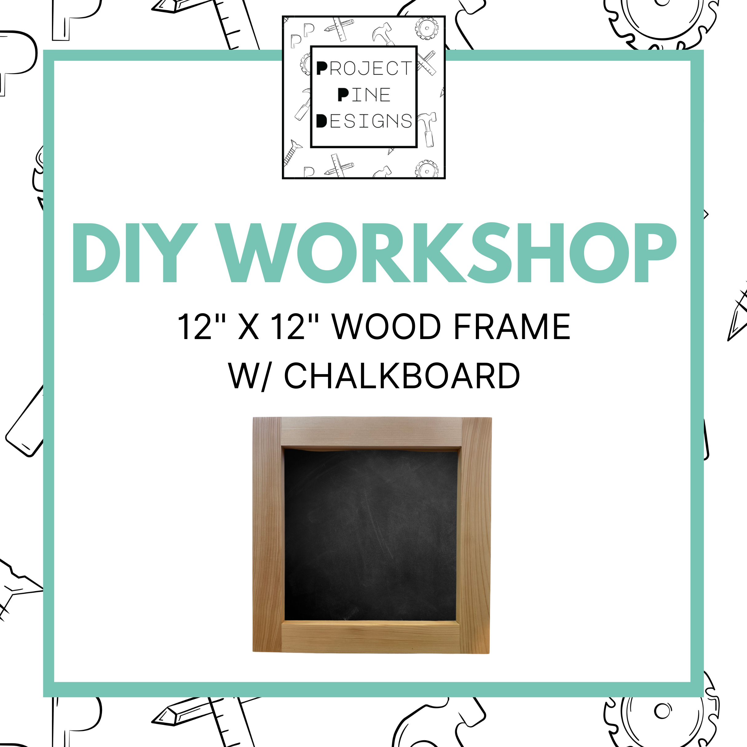NEW! DIY Workshop: 12" x 12" Frame (using a Kreg Jig)