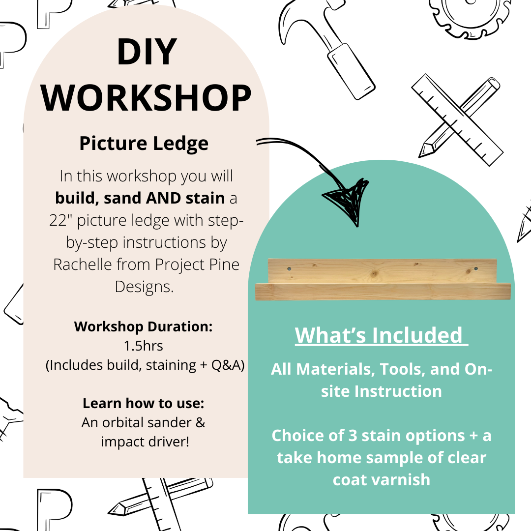 DIY Workshop: Picture Ledge