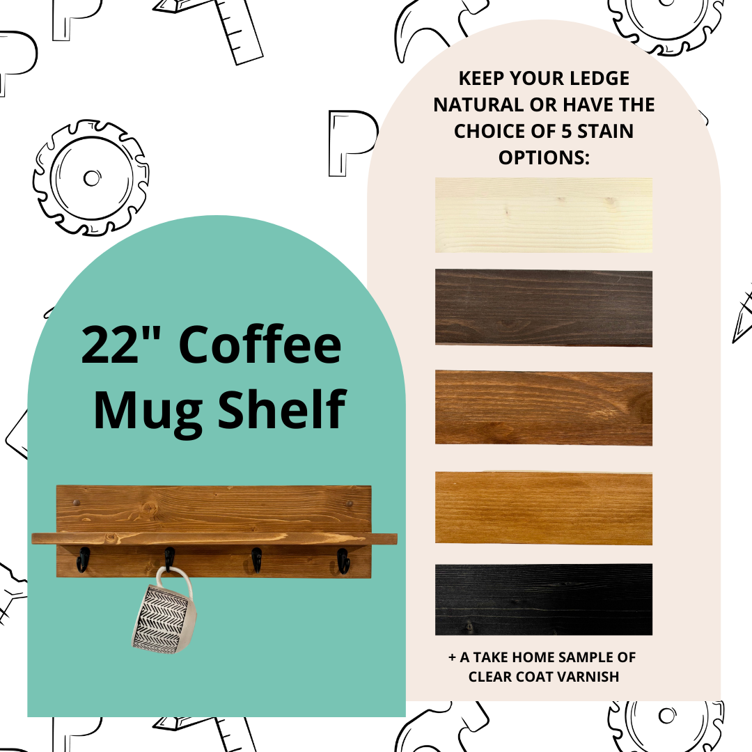TRIAL: Coffee Mug Shelf Workshop at Rona+