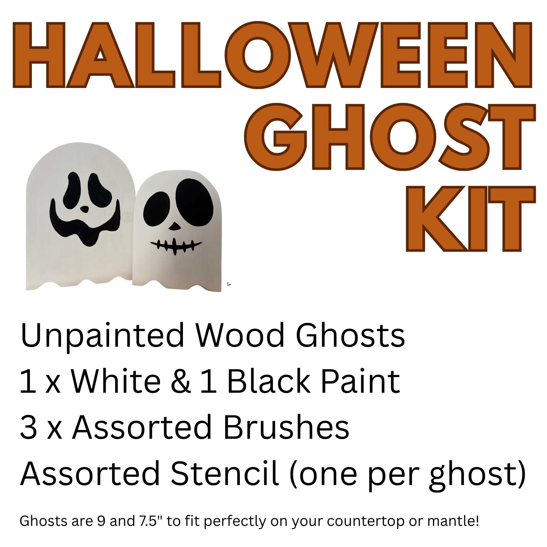 DIY: Halloween Ghost Painting Kit