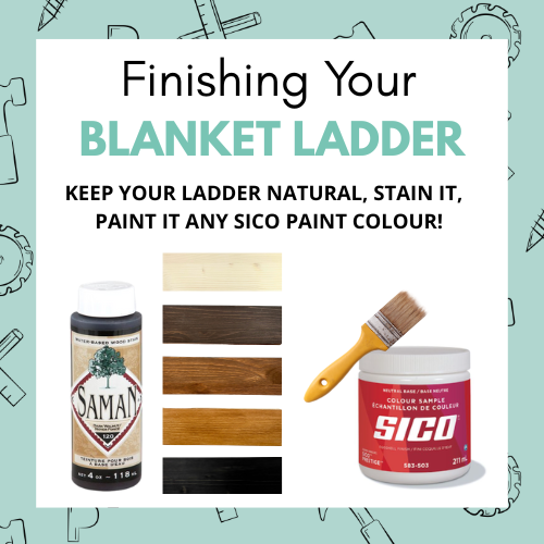 DIY Workshop: 5ft Blanket Ladder