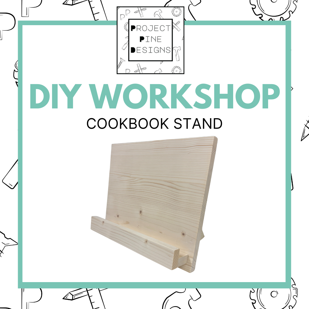 NEW! Beginners DIY Workshop: Cookbook Stand